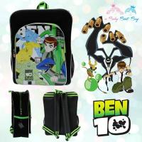 กระเป๋าเป้สะพายหลัง กระเป๋านักเรียน Cartoon Network BEN10 Backpack ลายเบ็นเท็น (16 นิ้ว)