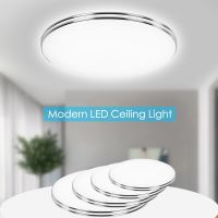 ZZOOI Ultra thin LED Ceiling Lights 12inch 12W 18W 24W 48W 220V Lighting Modern LED Chandeliers Ceiling Lamps For Room Living Kitchen