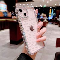 ใหม่หรูหรารูปแบบเพชร Rhinestone เคสโทรศัพท์สำหรับ IPhone14Promax 14Plus 13 13PROMAX 11 12 Pro Max XR XSMax X 7 8 Plus 12 Mini TPU Cover