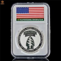 USA Department of Army De Oppresso Liber Special Forces Airborne US Patriotism Military Challenge Coin Collectible W/PCCB Holder