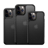 iPaky Pioneer Series Case for Apple iPhone 7, 7 Plus, 8, 8 Plus, X, XS, XR, XS Max, iPhone 11 12 13 14 / เคส ไอปากี้ รุ่น ไพโอเนียร์ ซีรีย์ สำหรับ ไอโฟน หลังลายคาร์บอน กึ่งใส กันกระแทก