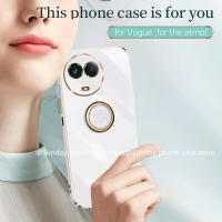 ใหม่ เคส Case Realme 11 Realme11 C51 C53 NFC 4G 5G เคส Ins แฟชั่นที่สดใหม่ทันสมัยเคสซิลิโคนซิลิโคนโทรศัพท์รวมทุกอย่างฝาครอบชุบซอฟท์พร้อมแหวนนาฬิกา2023ขาตั้ง