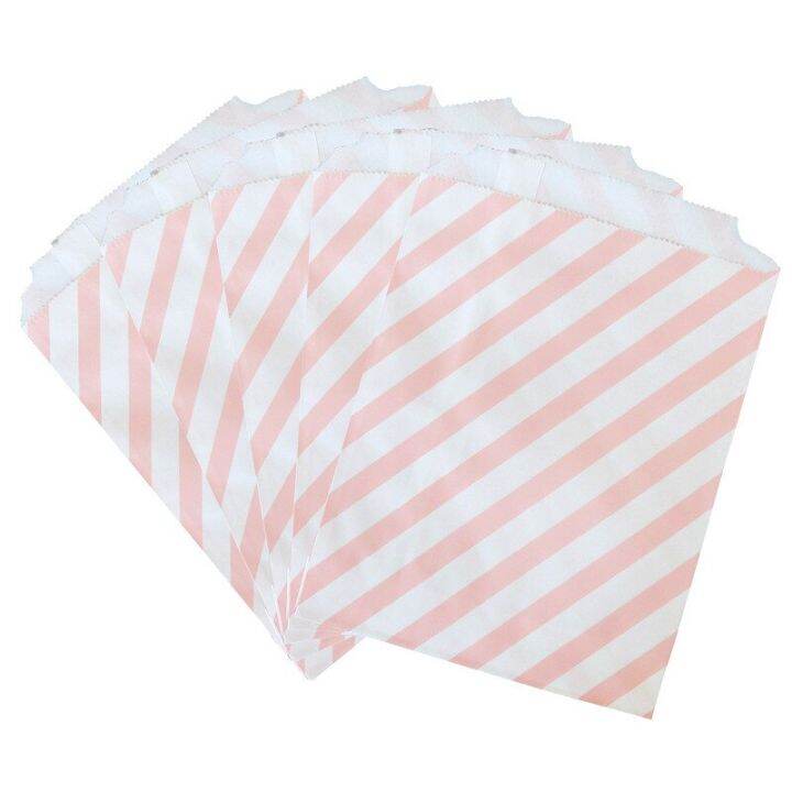 100pcs-13x18cm-color-stripe-paper-bag-diy-christmas-gift-bags-wedding-party-candy-snacks-nut-baked-food-packaging-bag-gift-wrapping-bags