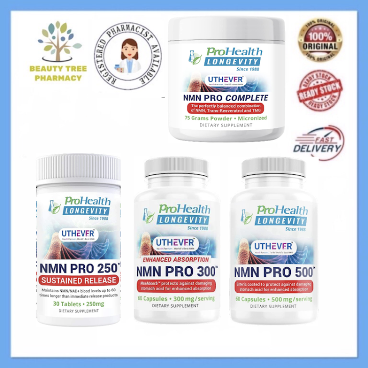 Prohealth Longevity Nmn Pro 250 Nmn Pro 300 Nmn Pro 500 Nmn Pro