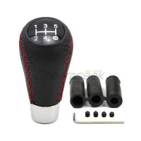 Car Interior Gear Shift Knob 5 Speed Universal Manual Handle Lever Stick Shifter Leather Replacement