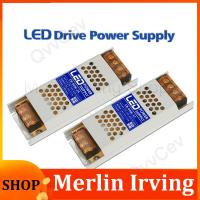 Merlin Irving Shop 60w Ultra Thin Driver For LED Strips Constant Voltage Power Supply DC 12V 24V Lighting Transformers 60W