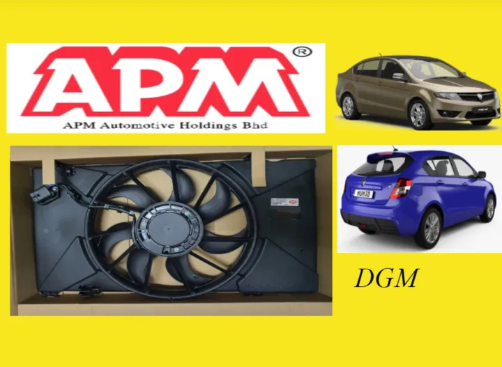 APM Proton Preve Suprimas S Radiator Fan Motor Assembly With