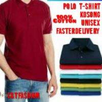 เสื้อโปโลสำหรับผู้ชายเสื้อยืด PK-POLO Baju Berkolar Kosong โปโลแบบหนา Murah ตัดปกติคุณภาพระดับพรีเมียม