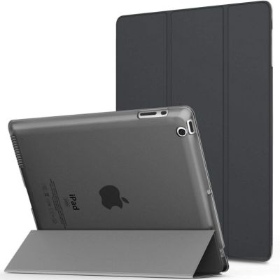 【DT】 hot  For iPad 4 Case Models A1458 A1459 A1460 Lightweight Slim Shell Cover for iPad 234 5/6/7/8/9 10.2 10.5 Translucent  Back Cover