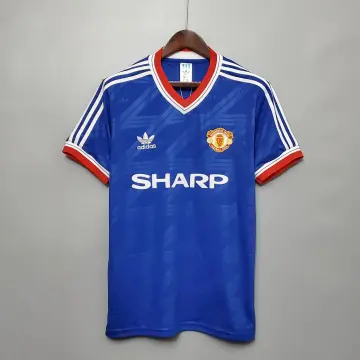 Man united 1986 away hot sale shirt