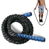 New Weighted Heavy Jump Ropes for Exercise Skipping Rope for Women &amp; Men Total Body Workout Battle Rope For Gym Training