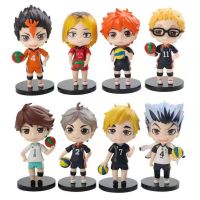 [AhQ ornaments] 7เซนติเมตร H Aikyuu รุ่น Q พีวีซีรุ่นอะนิเมะ Tobio Kenma Kozume Shoyo Hinata Kotaru Bokuto Yu Nishinoya รูปการกระทำของเล่นของขวัญเด็ก