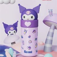 KDAKY0490ฉนวนน่ารักเด็กผู้หญิง Kuromi/mely/cinnamoroll สแตนเลส350มล. แก้วความร้อนถ้วยขวดน้ำสุญญากาศขวด