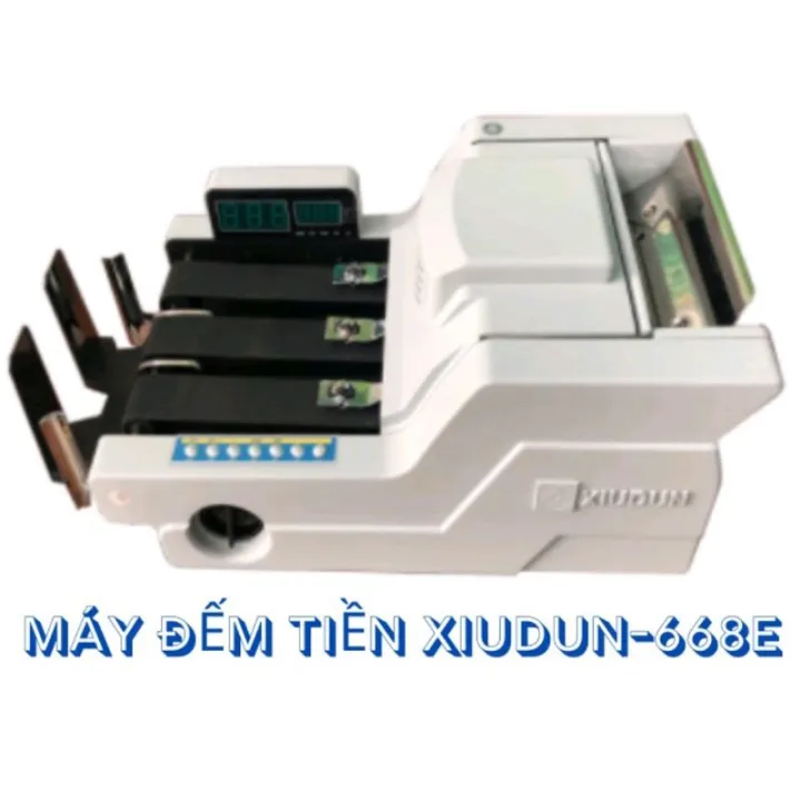 Máy đếm tiền xiudun 668E Máy đếm tiền Cotton và Polymer đa chức năng hoàn toàn tự động