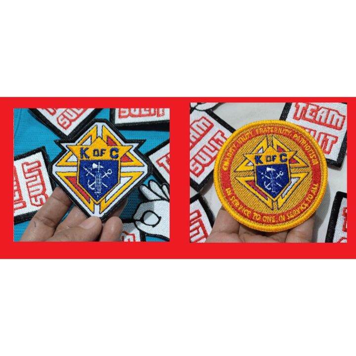 2023♠ Knights of columbus K of C patches embroidery logo symbol patch
