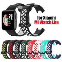 สายรัดซิลิโคนสำหรับ XiaoMi Mi Watch Lite สำหรับ Redmi Watchstrap ของแท้สปอร์ตกำไลข้อมืออัจฉริยะกำไลข้อมือ