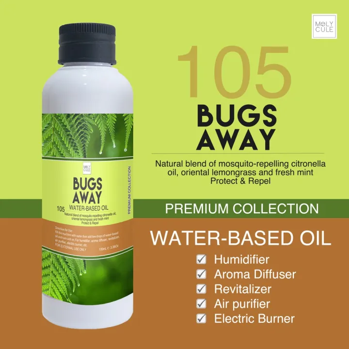 Bugs Away Citronella Mosquito Insect Repellant Concentrated 100ml Water