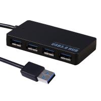 【Big-promotion】 Gadget Lab Bd แบบพกพา USB Hub ขนาดกะทัดรัด4พอร์ต USB 3.0 S Plitter อะแดปเตอร์5Gbps สำหรับ Mac แล็ปท็อปโน๊ตบุ๊คพีซีสก์ท็อป Plug And Play ใหม่สีดำ