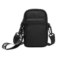 New fashion Male mobile phone bag nylon leisure multifunctional messenger wear belt waist bag style small hanging bag waterproof