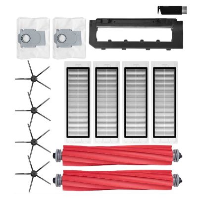 หลักด้านแปรงกรองและถุงเก็บฝุ่นอุปกรณ์ทดแทนสำหรับ Xiaomi Roborock Q5 Q5เครื่องดูดฝุ่นหุ่นยนต์