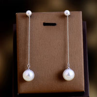 Fashion Pure 925 Silver Pearl Stud Earrings For Woman Jewelry