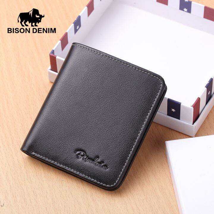 bison-denim-men-wallets-black-genuine-leather-purse-for-men-business-card-holder-mens-wallet-mini-n4429