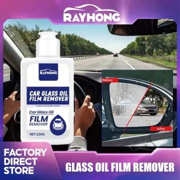 150g Car Glass Oil Film Remover, Windshield Glass Cleaning Agent, Anti-Rain  & Anti-Fog, Polishing Scratch Repair Tool