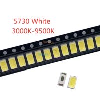 100 pcs SMD 5730 Diode White SMD5730 0.5W LED 5630 3000K 4000K 6000k 9500k Super Bright Chip 150mA PCB SMT Emitting DiodeElectrical Circuitry Parts