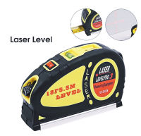 18FT Laser Level Horizon Vertical Measure 5.5m Aligner Standard and Metric Ruler Multipurpose Measure Level Laser