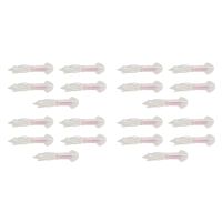 20Pcs Glow Luminous Silicone Squid Lures Soft Squid Skirt Bait Artificial Lure for Saltwater Fishing