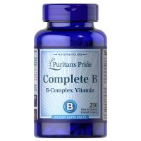 ของแท้ พร้อมส่ง Puritans Pride Complete B B-Complex vitamin วิตามินบีรวม 250 เม็ด วิตามินบี 7 ชนิด บำรุงร่างกายและระบบประสาทค่ะ