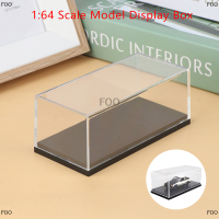 FOO 1:64 Car Model Display Box กล่องโปร่งใสกรณีป้องกันอะคริลิคฝุ่น Hard COVER Storage Holder