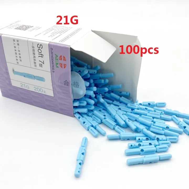 21G 23G 26G 28G 30G Blood Collection Needle Bloodletting Pen Point Lancet Needles Blood Stasis