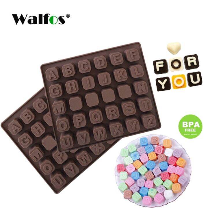 hot-sale-rtert54634-walfos-แม่พิมพ์น้ำแข็งก้อนแบบหล่อลูกอมซิลิโคนไวท์บอร์ดภาษาอังกฤษ4ตัวแม่พิมพ์แม่พิมพ์ซิลิโคนเครื่องมืออบเค้กฟองดองท์-diy