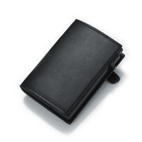 Genuine Leather Rfid Credit Card Holder Men Wallet Money Bag Purse Luxury Brand Male Black Short Smart Mini Wallet Slim Walet