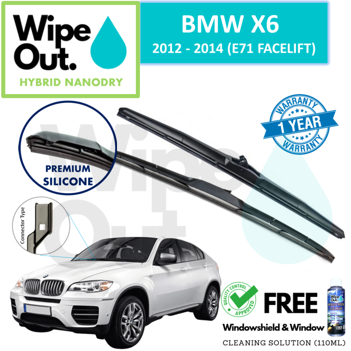 Frontgrill Streifen Für BMW X6 2012-2014 - 7 Bars Zierleiste