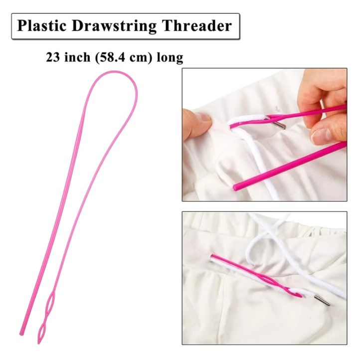 How to use the 8 Pcs Drawstring Threader Tool Set 