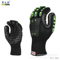 Cut Resistant Anti Vibration Safety Mechanics Industry Working Gloves ANSI impact drill