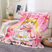 Sailor Moon  Anime Fashion Cartoon monster Flannel Fluffy Fleece Throw blanket Children and adult Gift Sofa Travel Camping