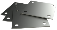 EMP 205 แผ่นในยึดอุปกรณ์ สำหรับกล่องพลาสติกรุ่น E 205 (ALUZINK MOUNTING PLATE)