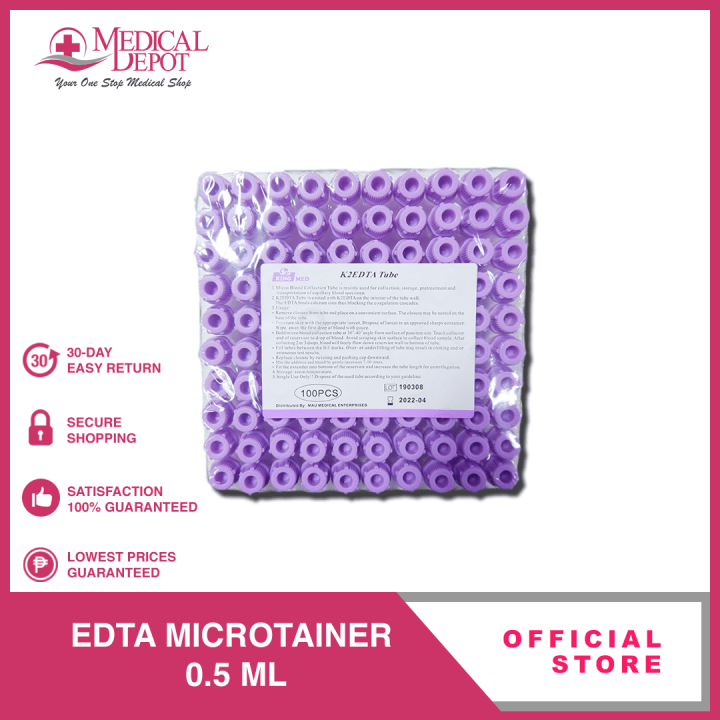 Edta Microtainer 0.5 ML Lazada PH