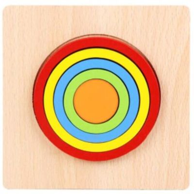 ปริศนาทำจากไม้ของเล่น Montessori จิ๊กซอแทงแกรมสัตว์เพื่อการศึกษารูปทรงเรขาคณิตลูกปัดของเล่นเด็กที่ตรงกัน