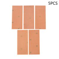 HOZZBY 1ชุด/5ชิ้นด้านเดียว DIY รากเดิม PCB บอร์ดเบคไลต์วัสดุฐาน6.5x14 5ซม./2.56X5.71"