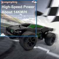 รถบิ๊กฟุต1/22 2WD พร้อมไฟ LED 2.4GHz 14Km/H รถบังคับขนาดเล็กสำหรับเด็ก