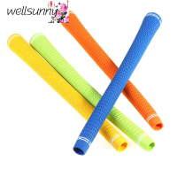 Wellsunny ผ้ากำมะหยี่ทัวร์ด้ามจับไม้กอล์ฟ (1ชิ้น) มือจับสีดำขนาดมาตรฐานด้ามจับไม้กอล์ฟหลากสี