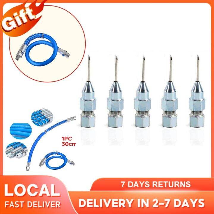 9pcs/5pcs Grease Gun Needle 【free A 30cm Hose】Grease Gun Coupler 10000
