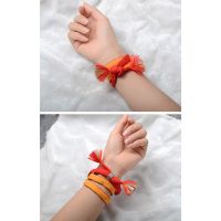 Japanese Comics Cosplay Kumihimo Your Name Bracelet Ribbon Hair Lucky Jewelry