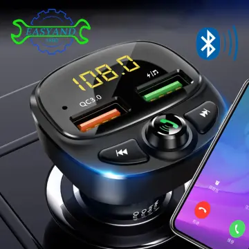 Buy Fm Transmitter Car Radio Bluetooth Qc 3.0 online
