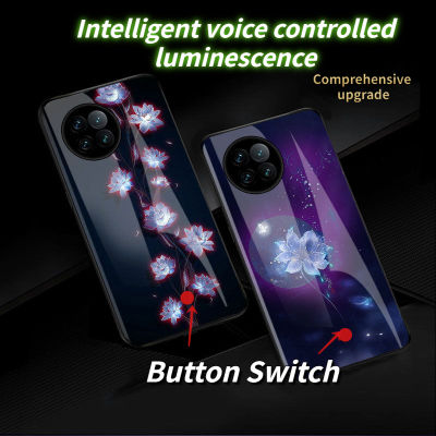 สแปร์พาร์ทไฟ LED สีสันสดใสแบบอัปเกรดปรับแต่งเคสโทรศัพท์ได้สำหรับเคสโทรศัพท์15Pro 15อัลตร้า12 13 14Promax 11Promax 7 8Plus สำหรับเคสแอปเปิ้ล XR XS Max ดอกไม้ภาษา042701