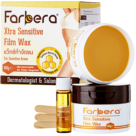 farbera-xtra-sensitive-film-wax-100g-แว๊กซ์กำจัดขน